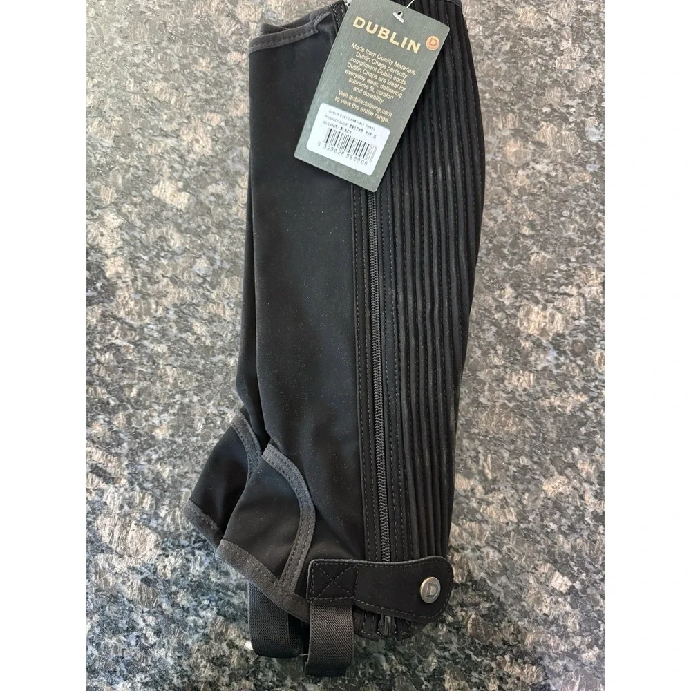 Dublin Easy-Care Mesh‎ Half Chaps II NWT Size Small. Black